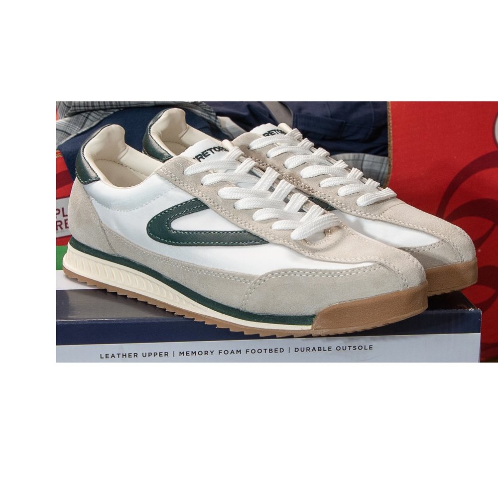 Tretorn Green and Gray Sneakers Classic Style